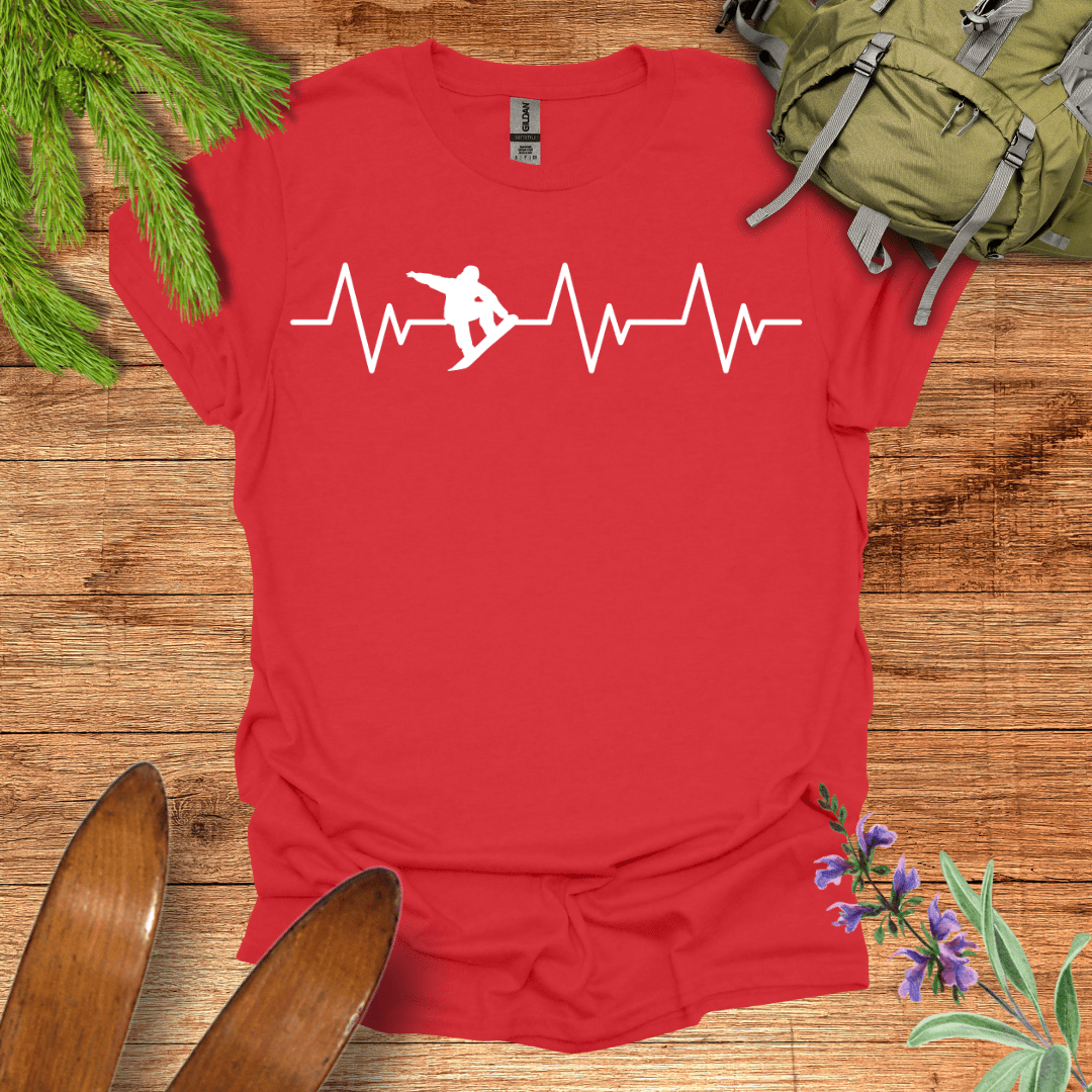 Board Pulse T-Shirt Red / S