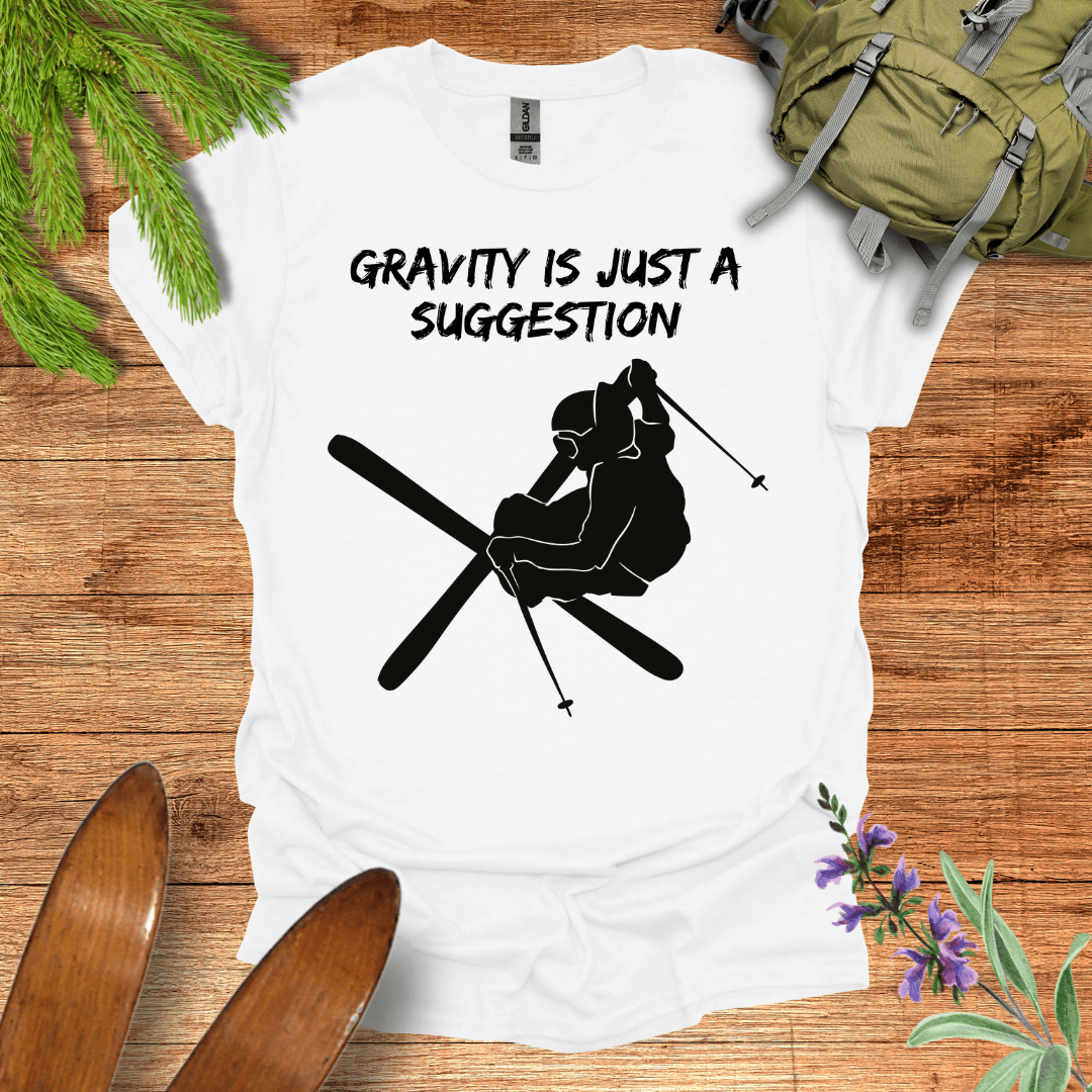 Gravity Ski T-Shirt White / S