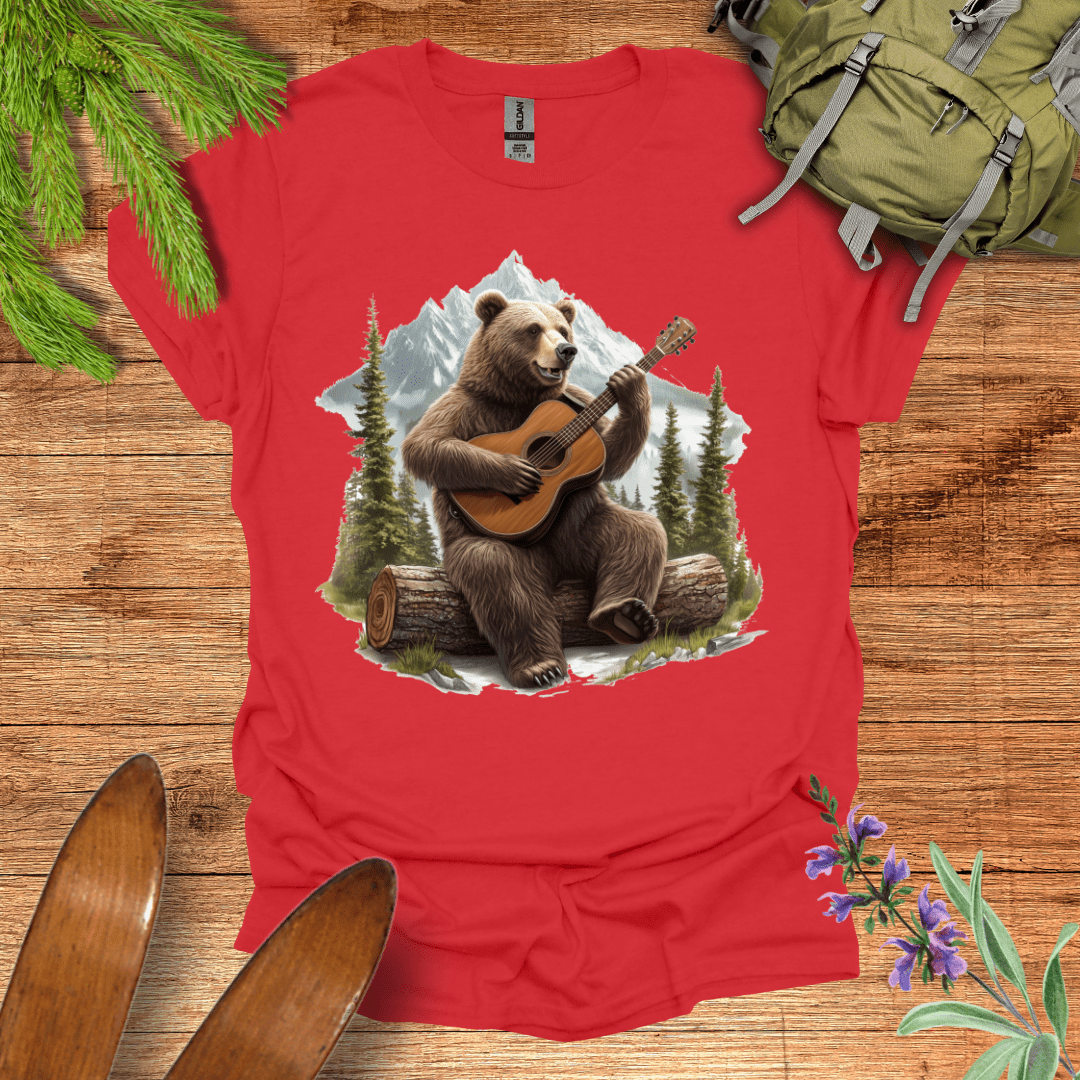 Grizzly Grooves T-Shirt Red / S