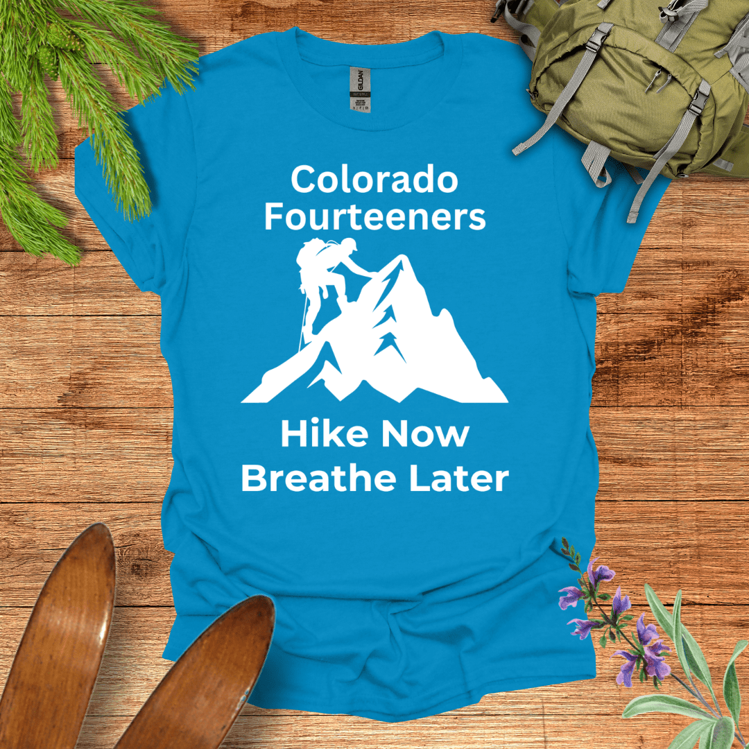 Hike Now T-Shirt Sapphire / S