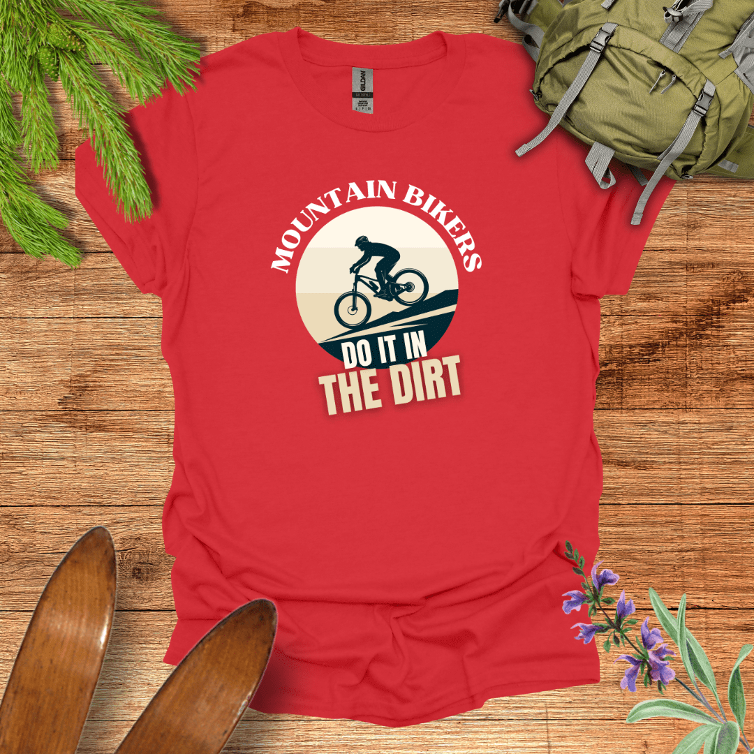 In The Dirt Biking T-Shirt Red / S