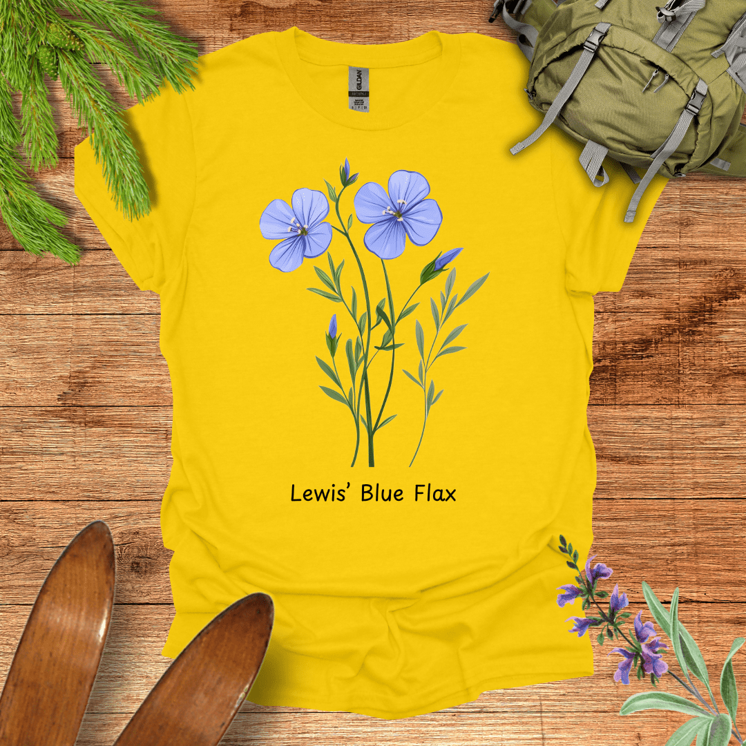 Lewis' Blue Flax Wildflower T-Shirt Daisy / S