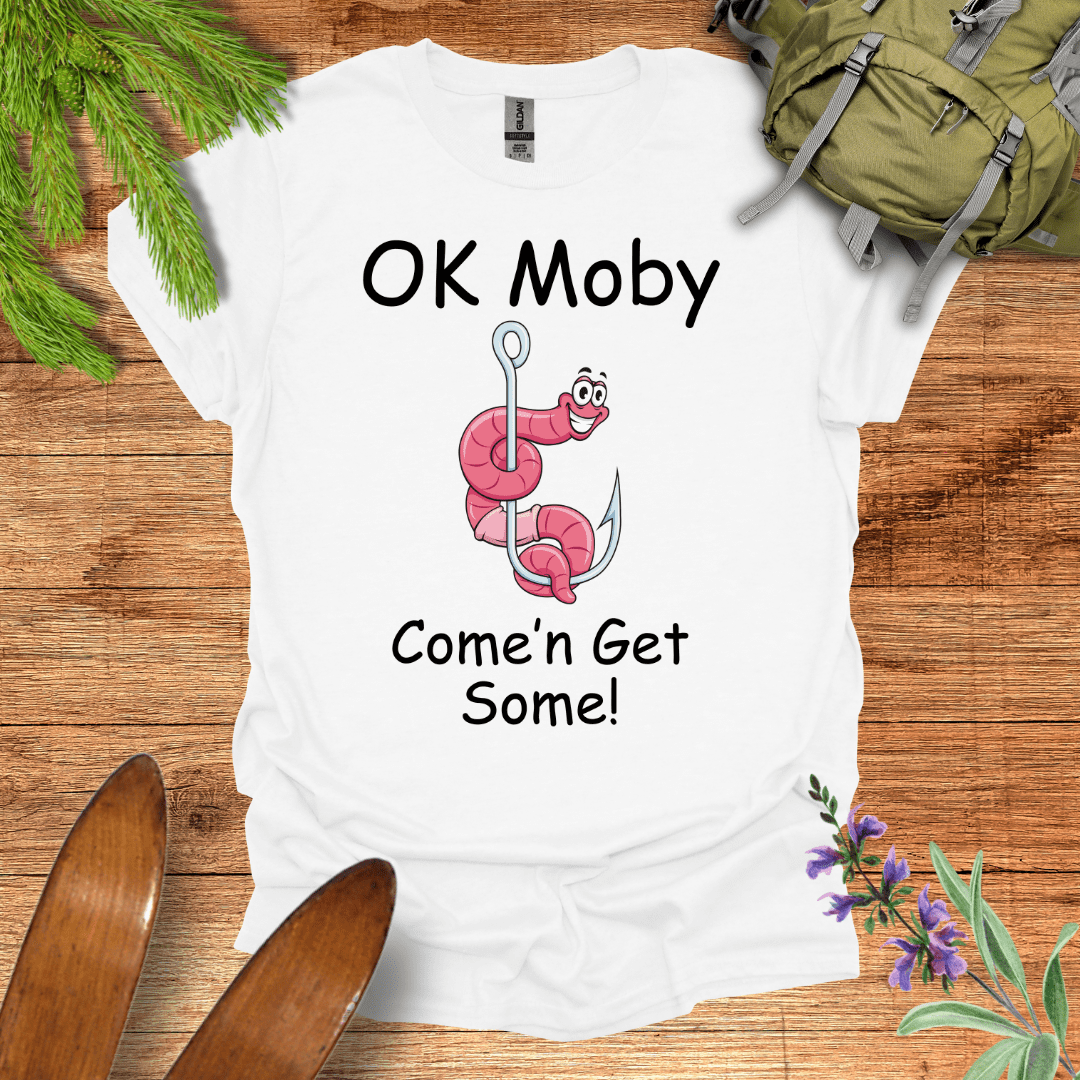 Moby Fishing T-Shirt White / S