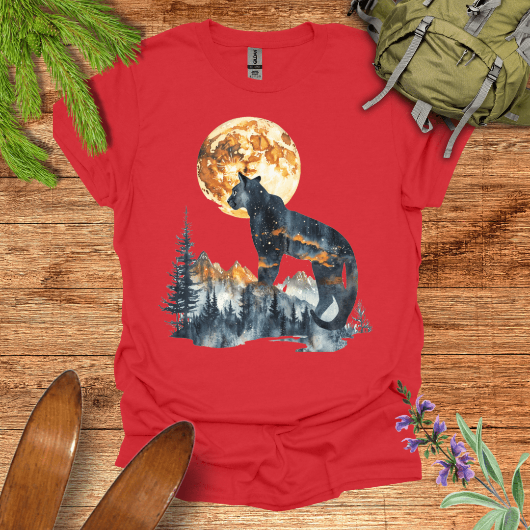 Moonlit Majesty T-Shirt Red / S