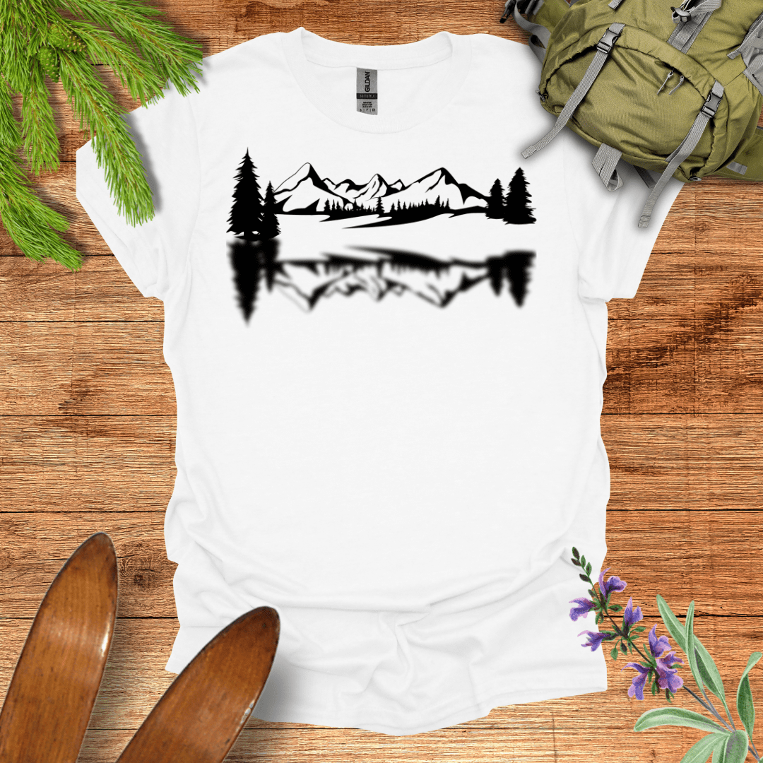 Mountain Lake T-Shirt White / S