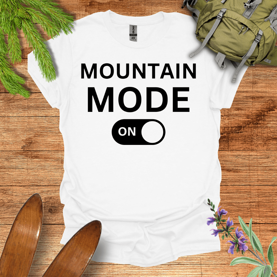 Mountain Mode T-Shirt White / S