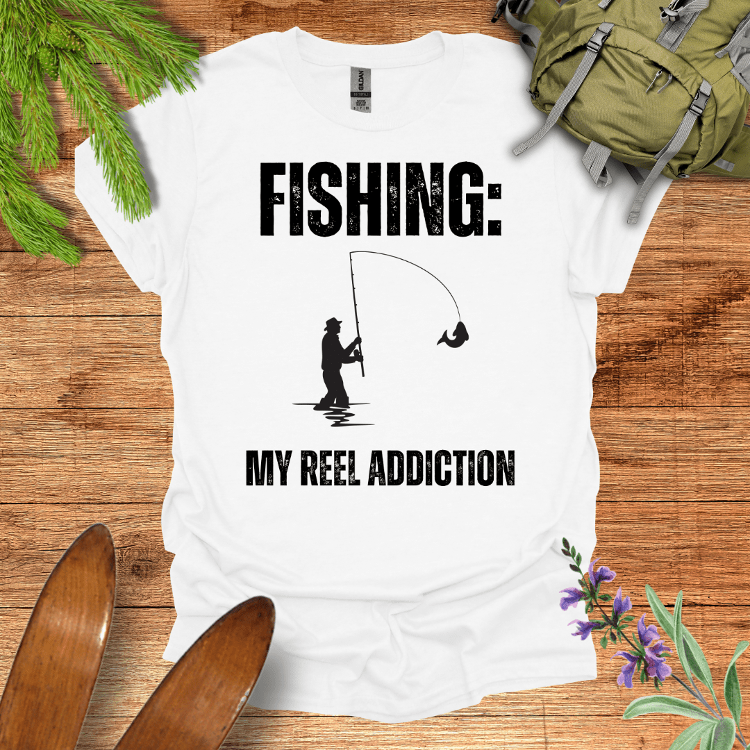 Reel Addiction T-Shirt White / S
