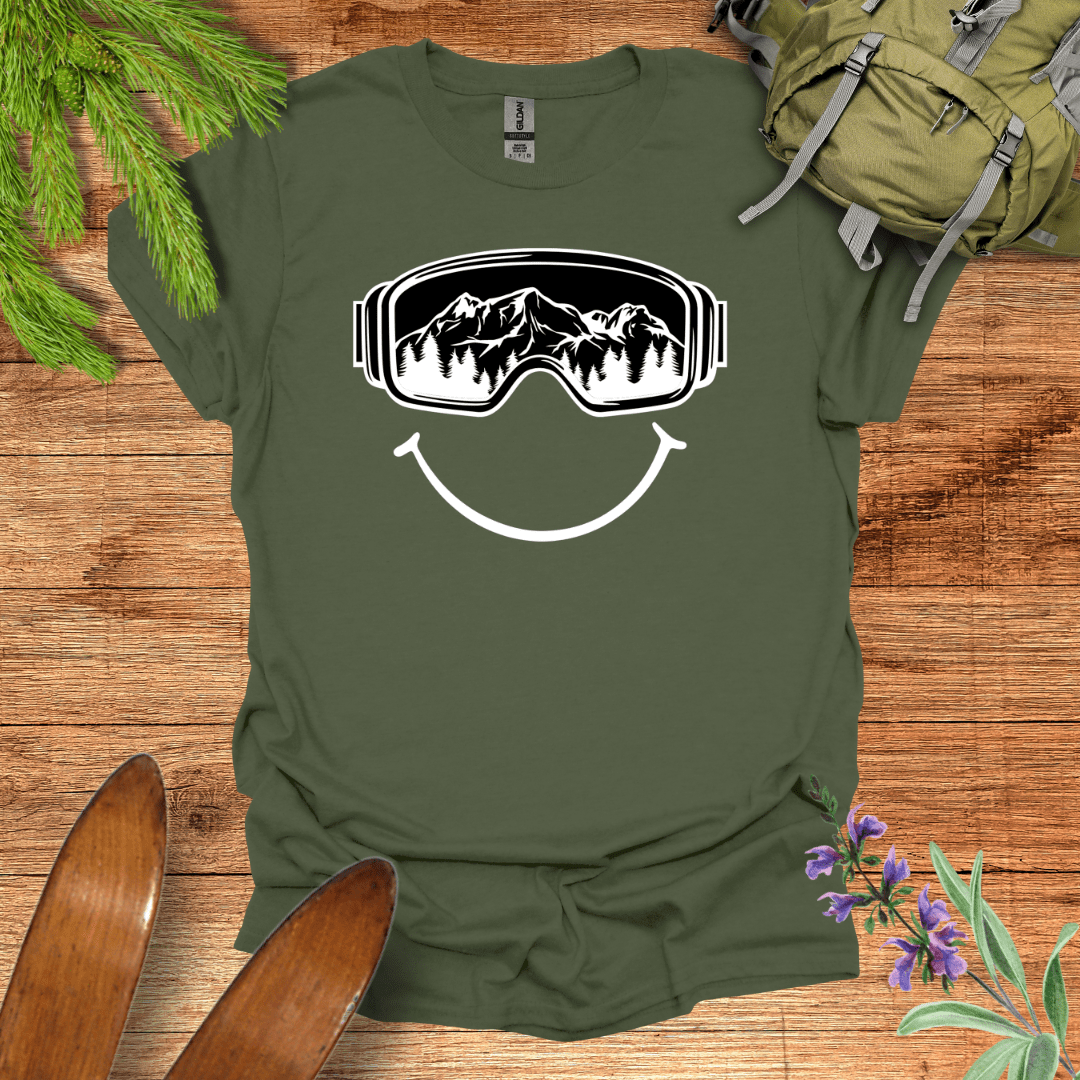 Ski Happy T-Shirt Military Green / S