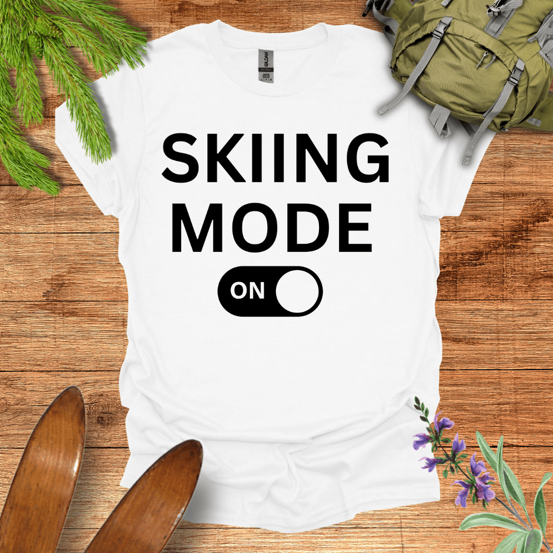 Skiing Mode T-Shirt White / S
