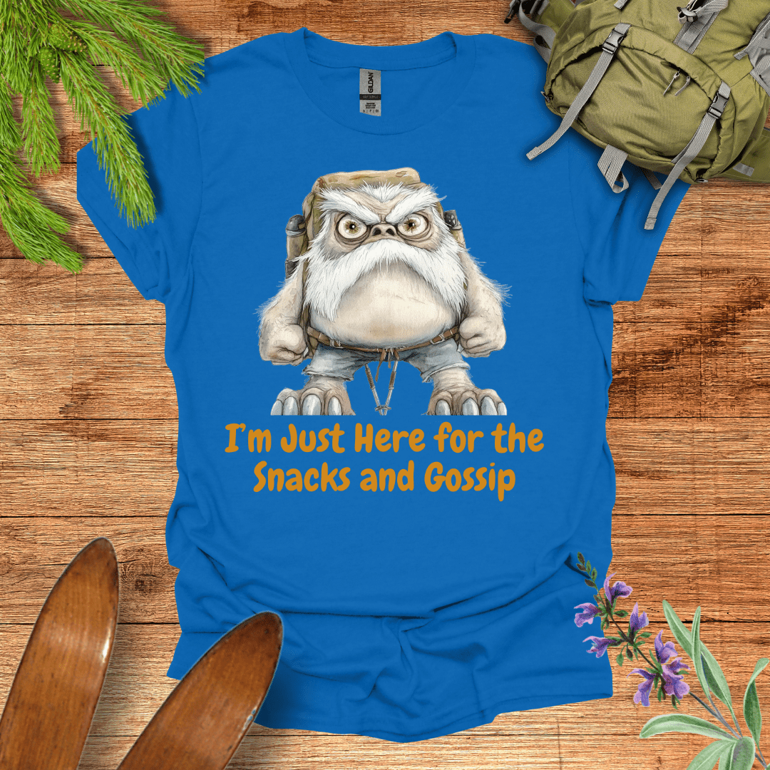 Snacks and Gossip Hiking T-Shirt Royal / S