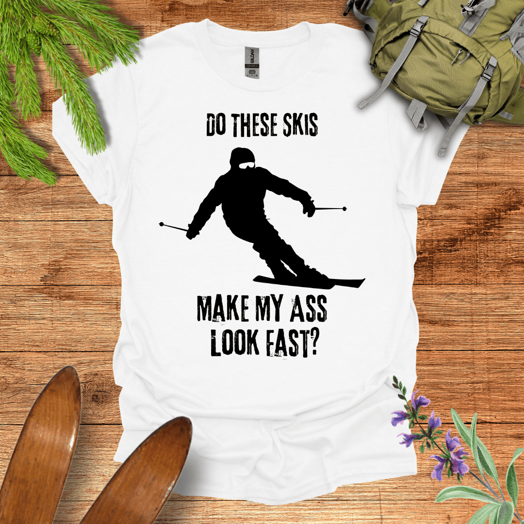 Turbo Cheeks Skiing T-Shirt White / S