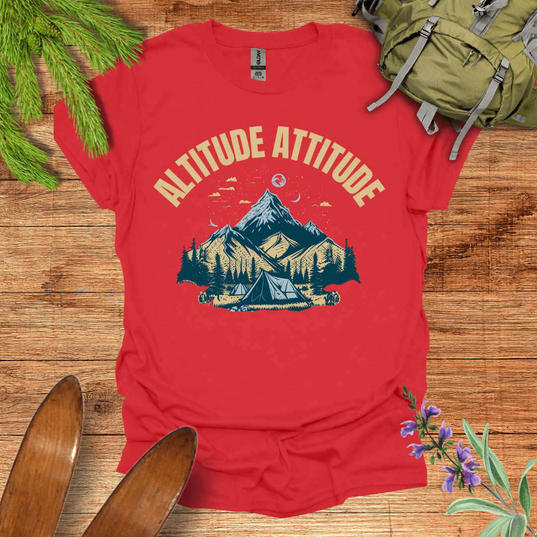 Altitude Attitude T-Shirt Red / S