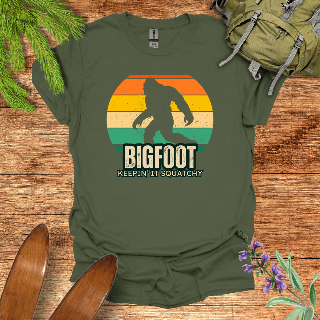 Bigfoot T-Shirt Military Green / S