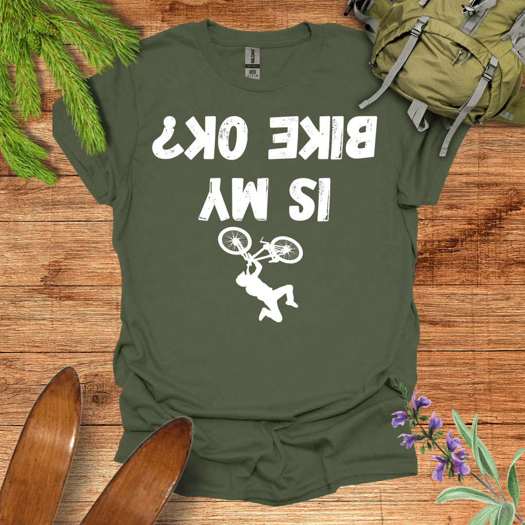 Bike Ok? T-Shirt Military Green / S