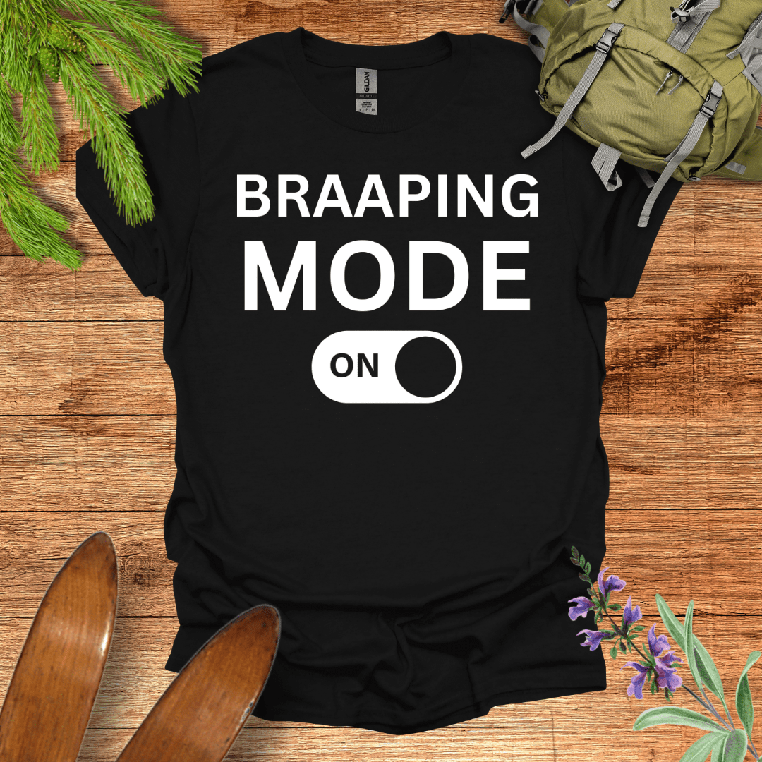 Braaping Mode T-Shirt Black / S