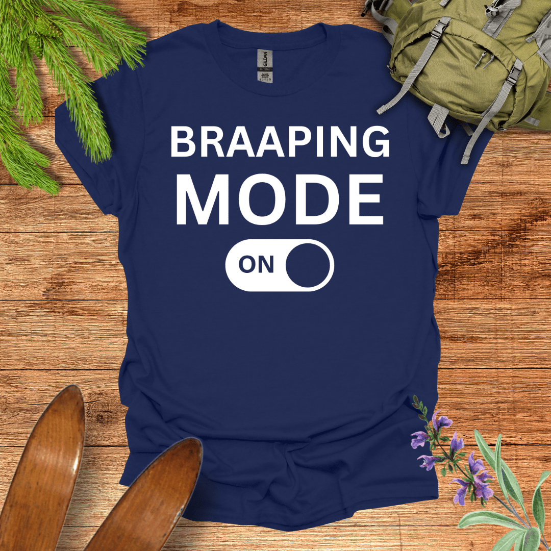 Braaping Mode T-Shirt Navy / S