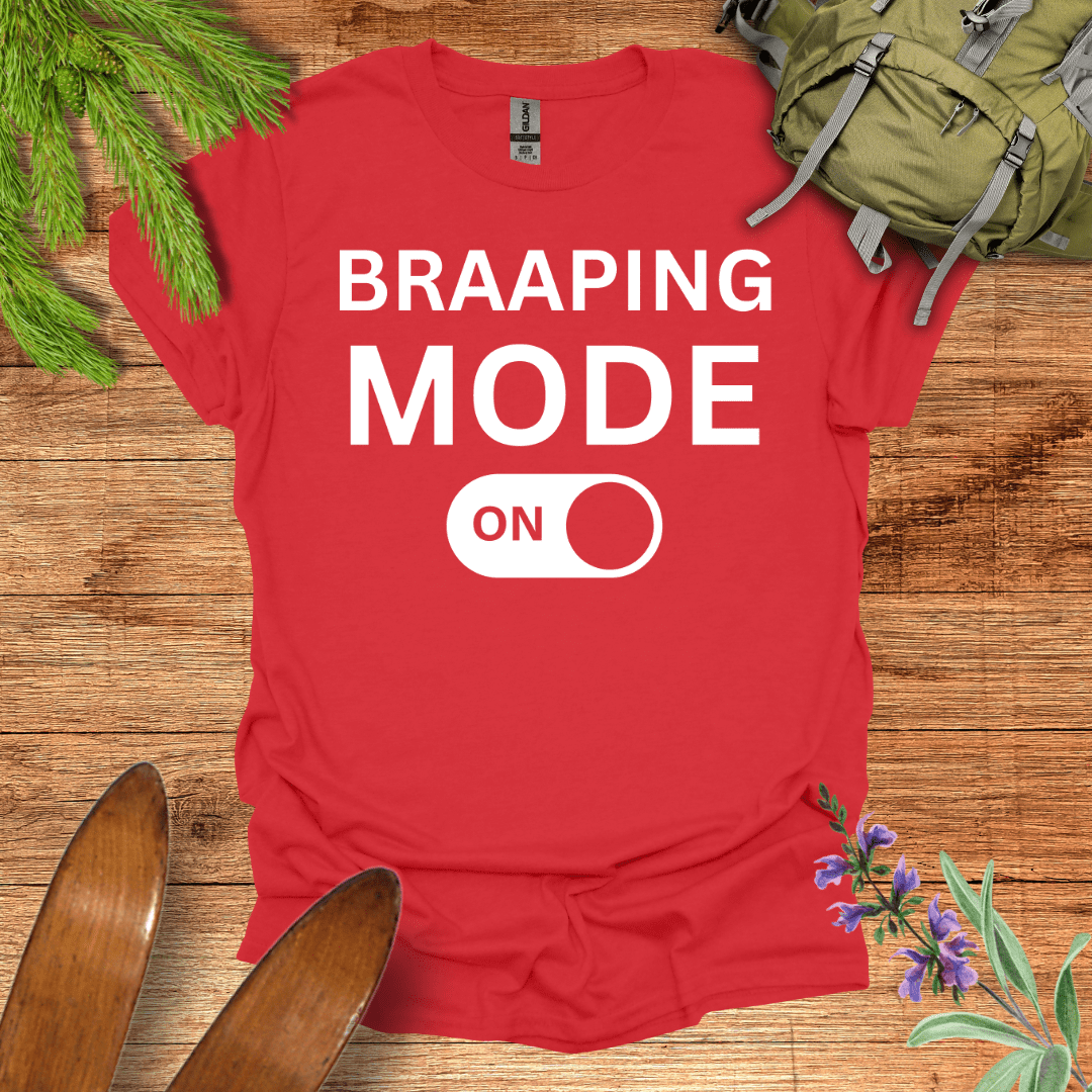 Braaping Mode T-Shirt Red / S