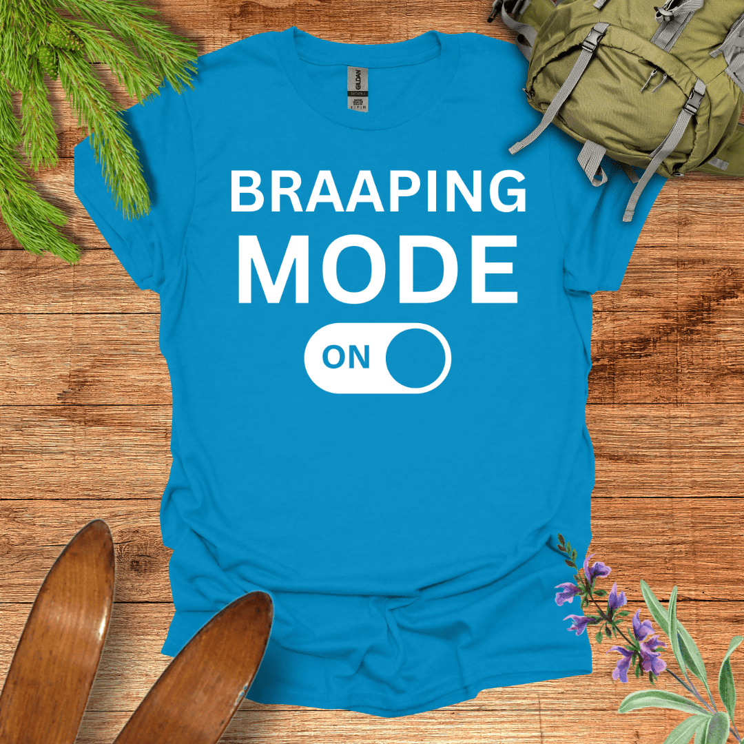 Braaping Mode T-Shirt Sapphire / S