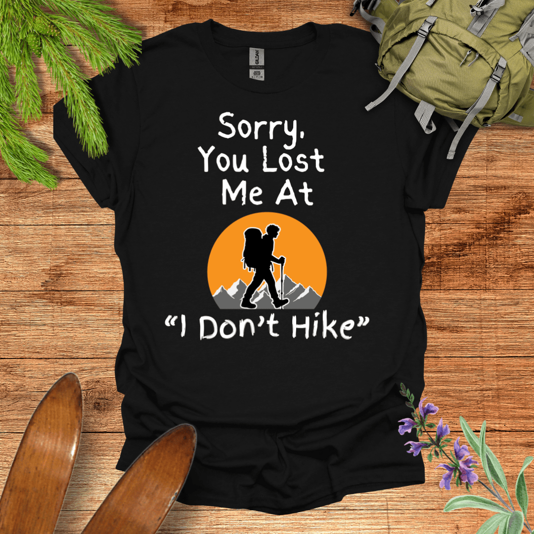 Can't Relate Hiking T-Shirt Black / S