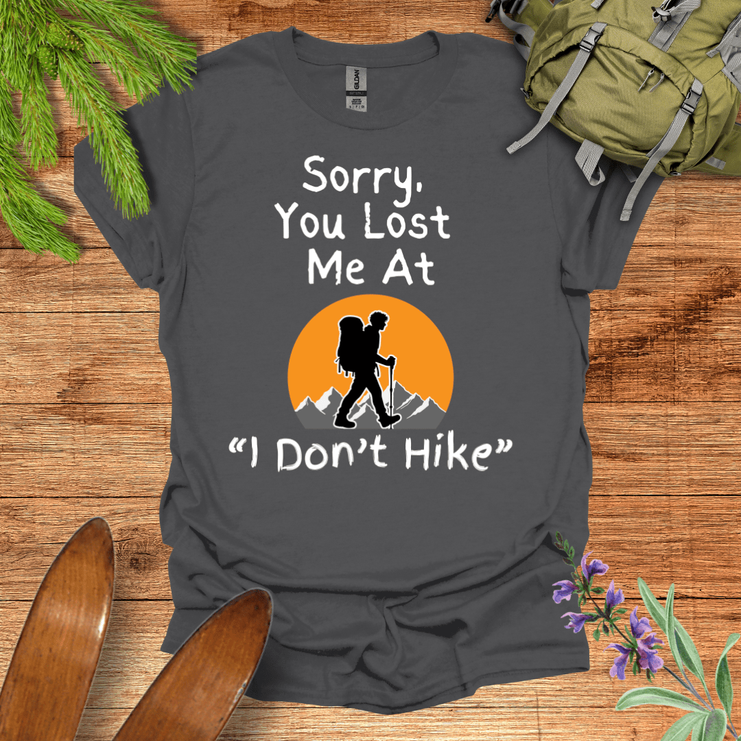 Can't Relate Hiking T-Shirt Charcoal / S