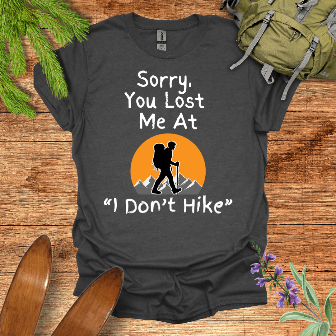 Can't Relate Hiking T-Shirt Dark Heather / S