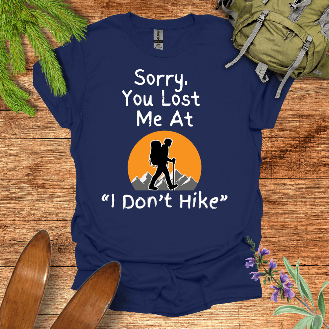 Can't Relate Hiking T-Shirt Navy / S