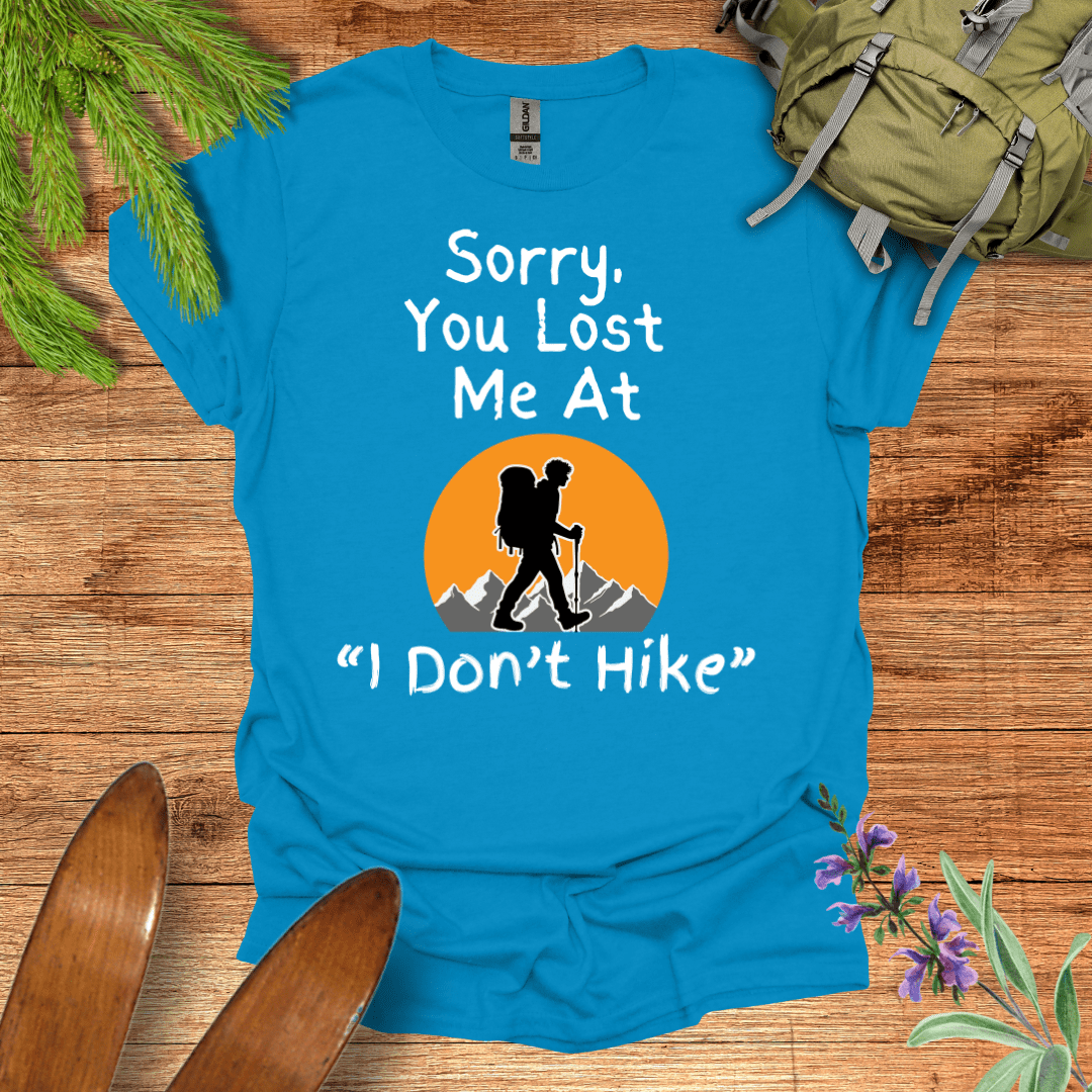 Can't Relate Hiking T-Shirt Sapphire / S