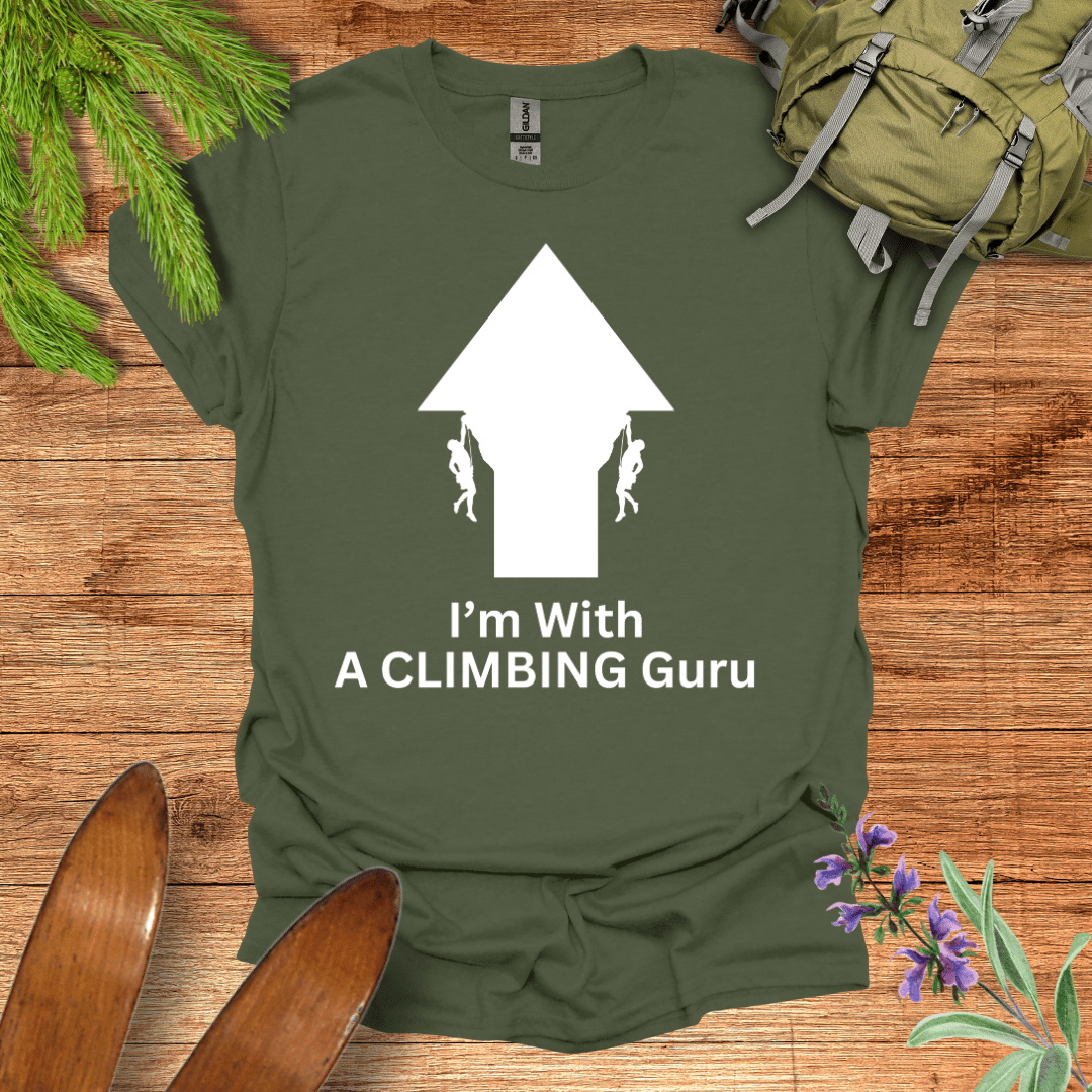 Climbing Guru T-Shirt Military Green / S