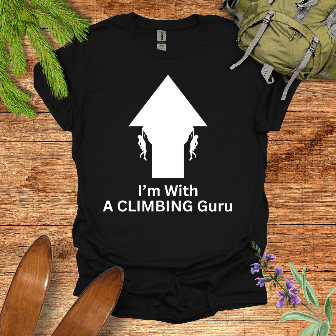 Climbing Guru T-Shirt Black / S