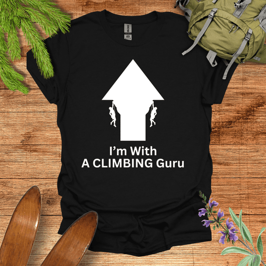 Climbing Guru T-Shirt Black / S