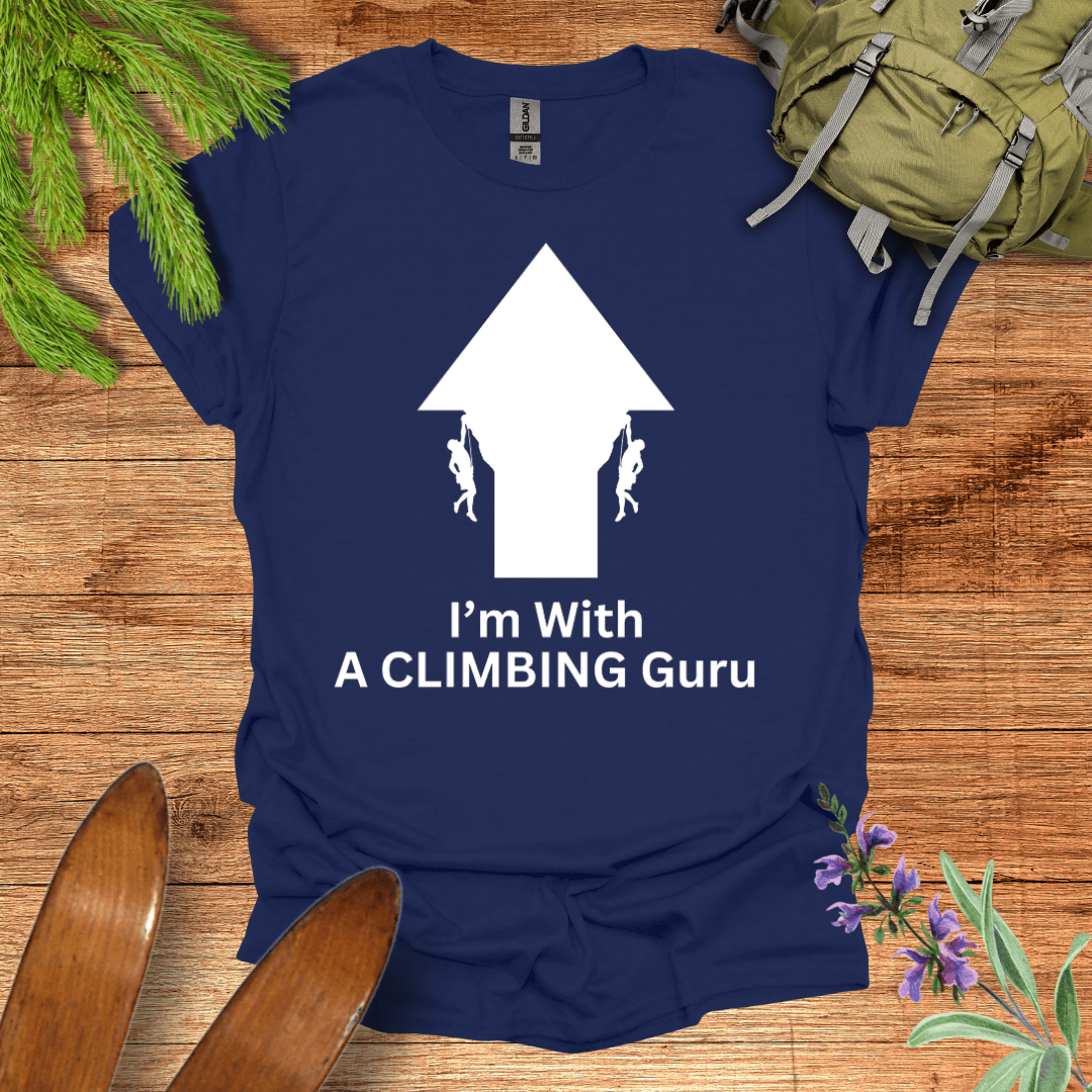 Climbing Guru T-Shirt Navy / S