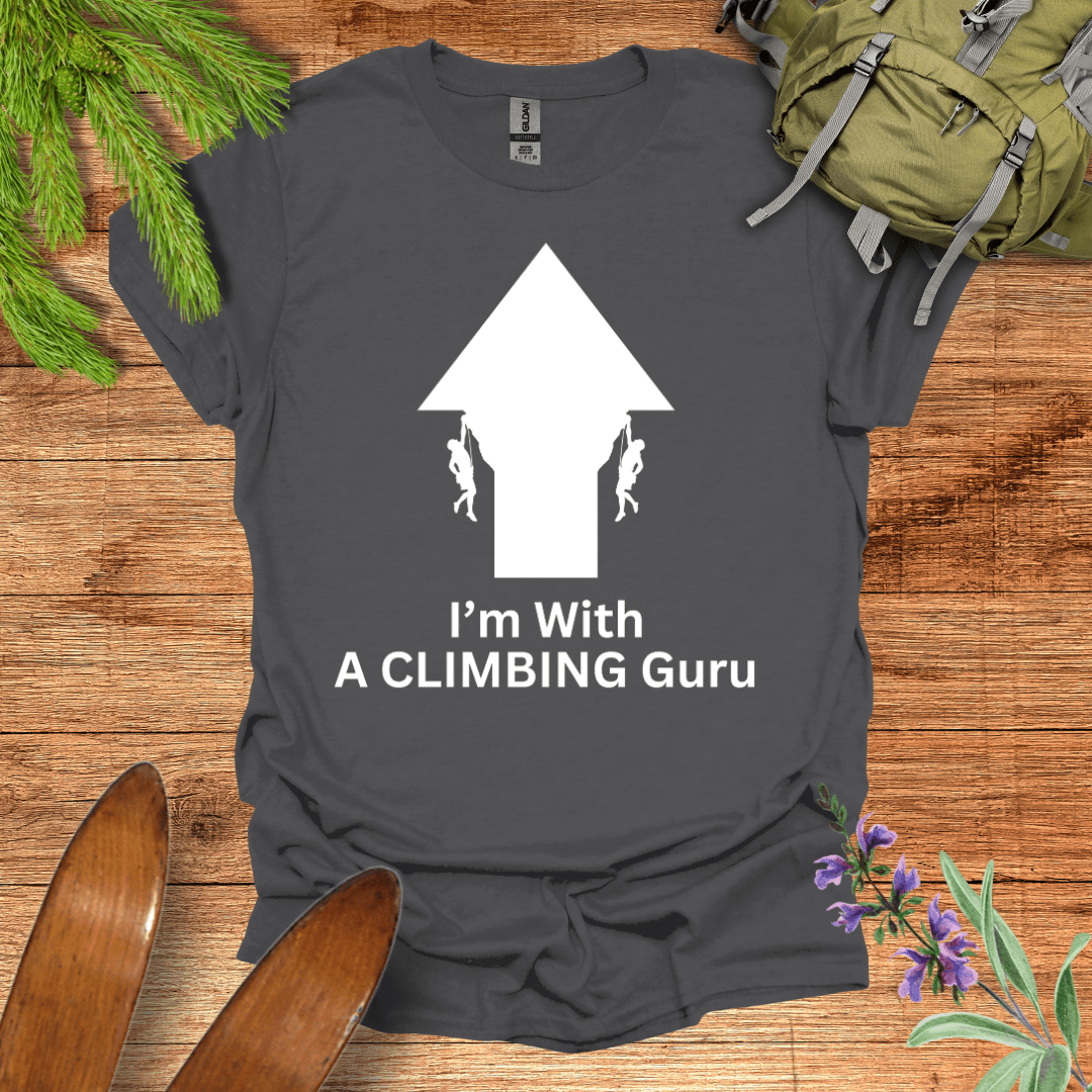 Climbing Guru T-Shirt Charcoal / S
