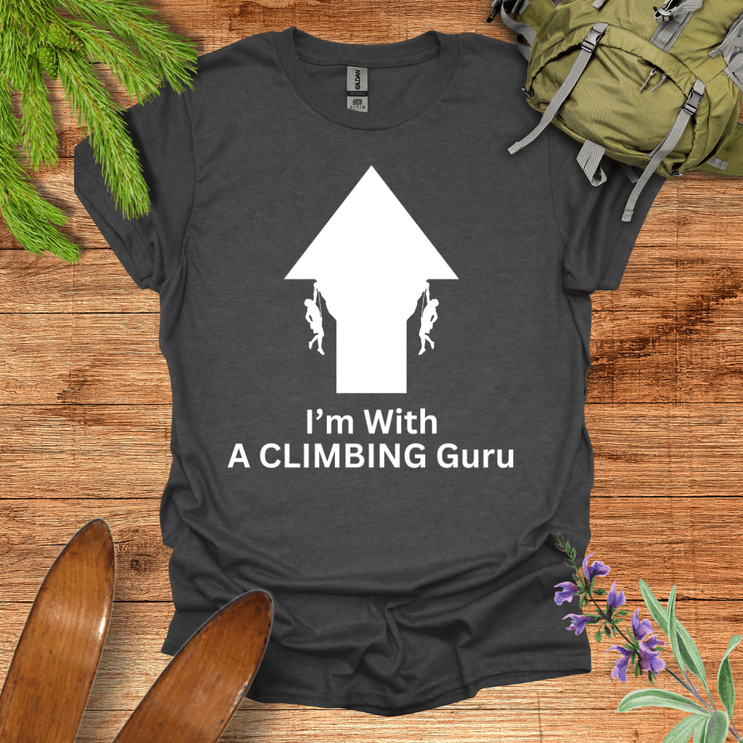 Climbing Guru T-Shirt Dark Heather / S