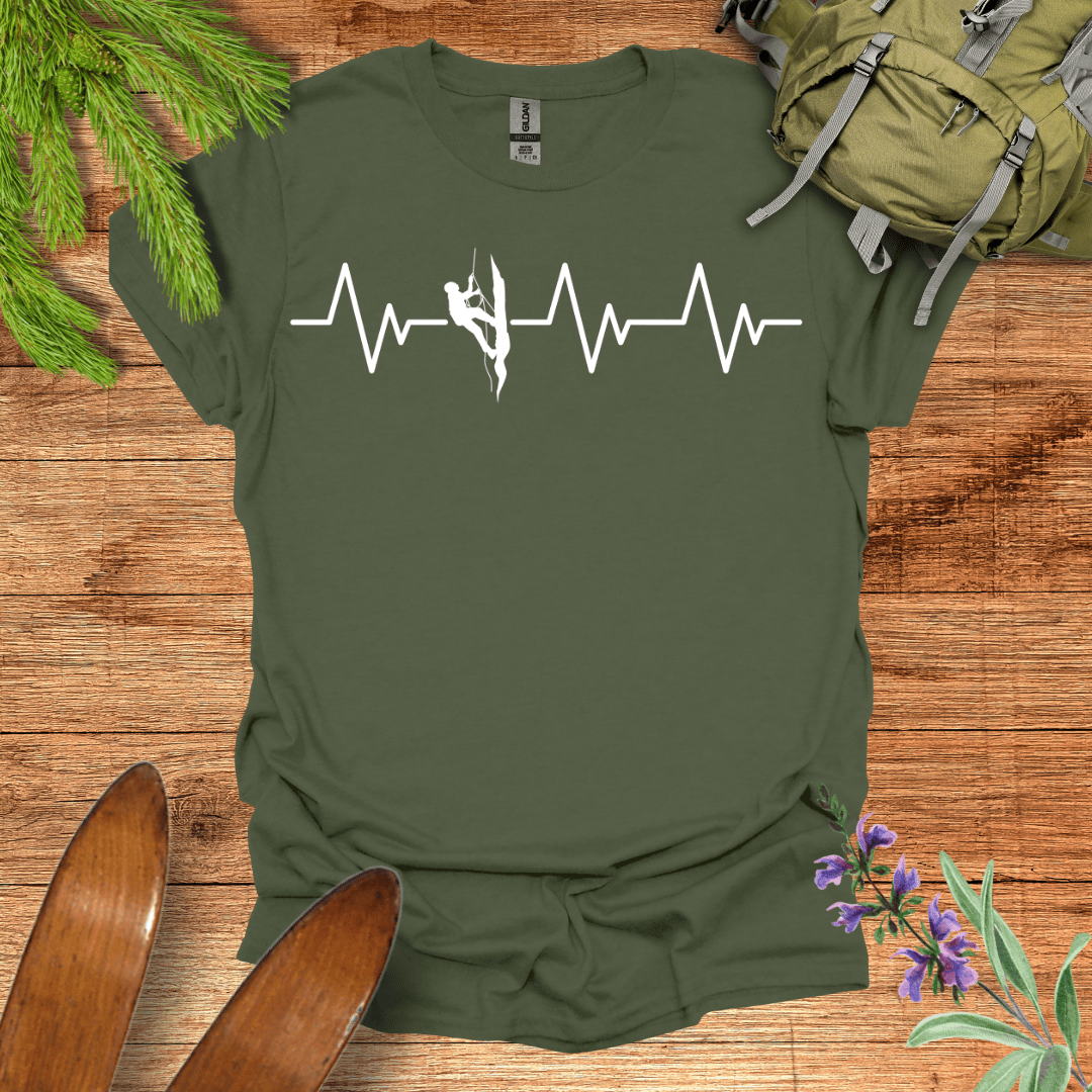 Climbing Pulse T-Shirt Military Green / S