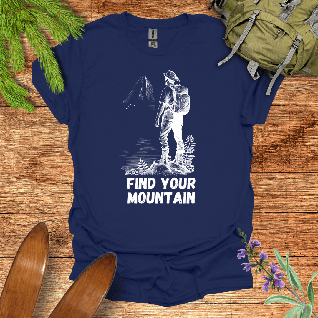 Find Your Mountain T-Shirt Navy / S