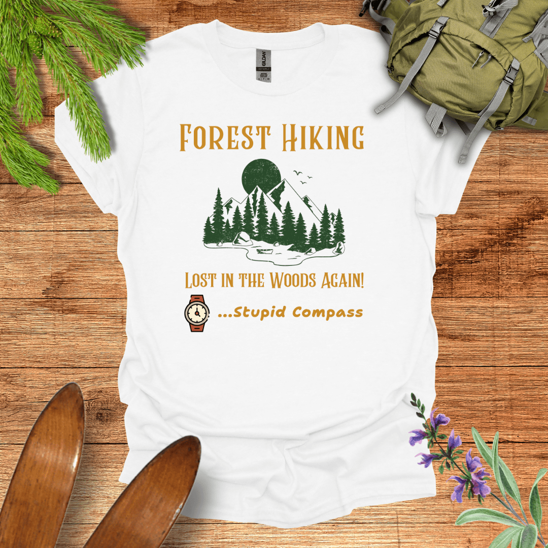 Forest Hiking T-Shirt White / S