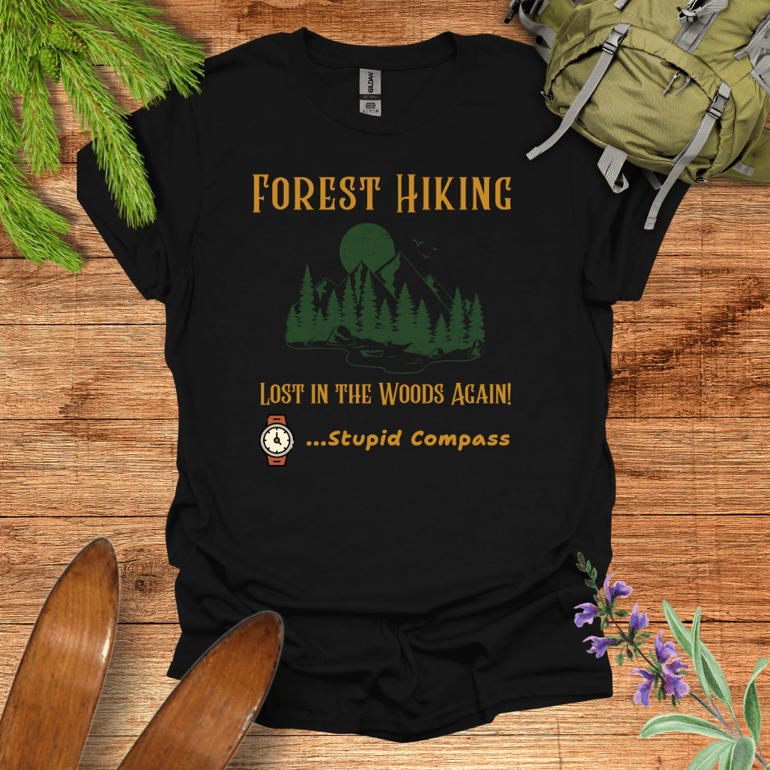 Forest Hiking T-Shirt Black / S