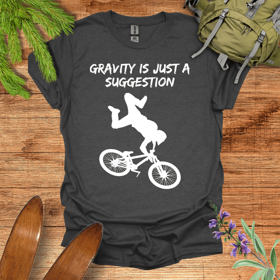 Gravity Bike T-Shirt Dark Heather / S