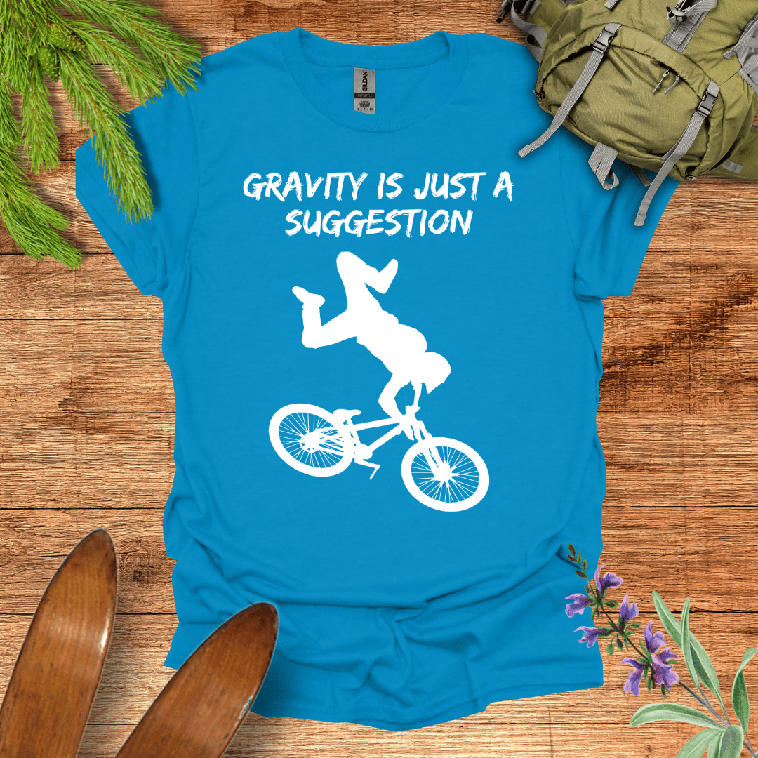 Gravity Bike T-Shirt Sapphire / S