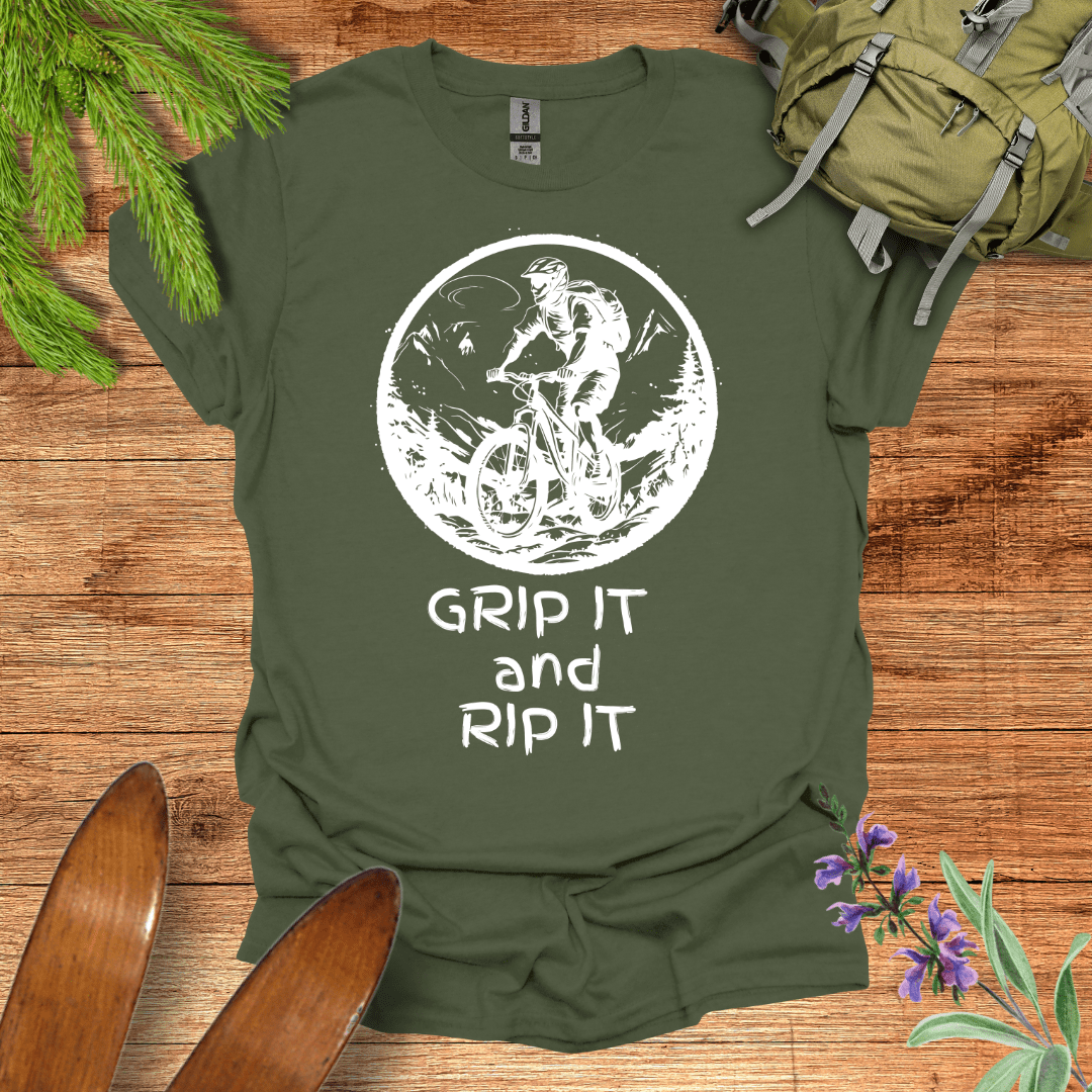 Grip It and Rip It T-Shirt Military Green / S