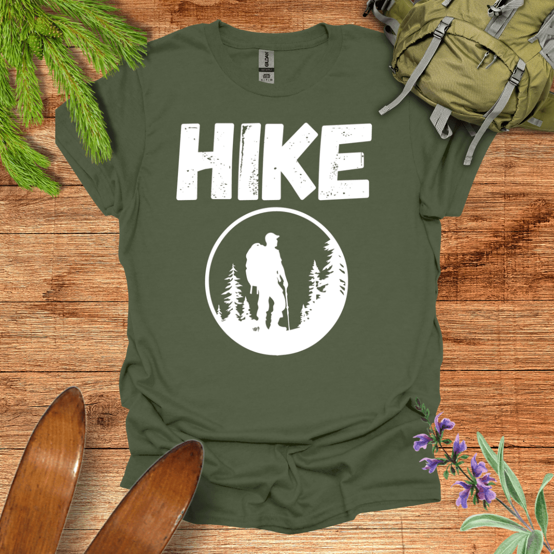Hike T-Shirt Military Green / S