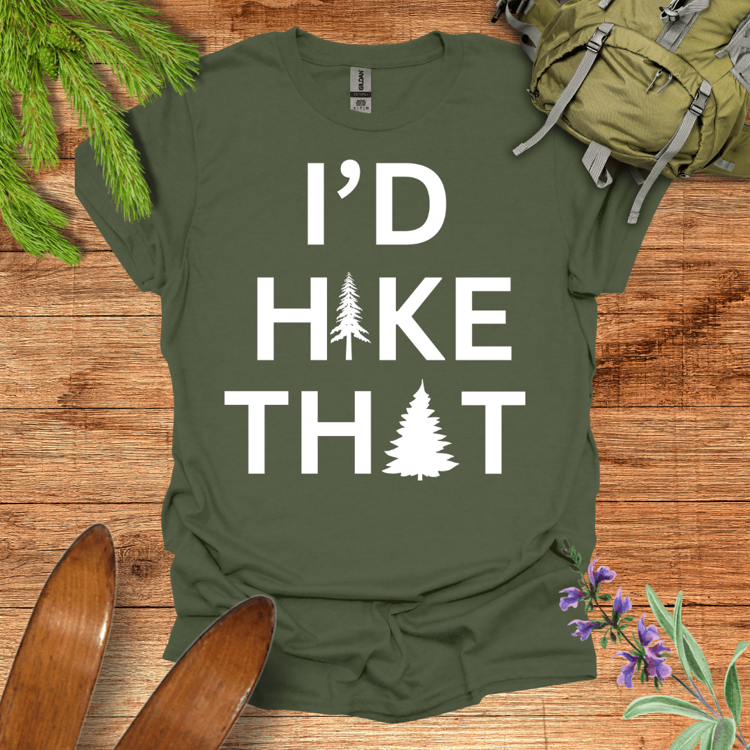 Hike That T-Shirt Military Green / S