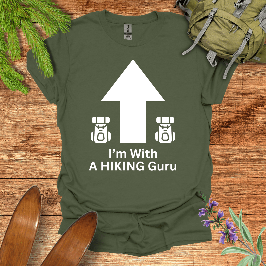 Hiking Guru T-Shirt Military Green / S