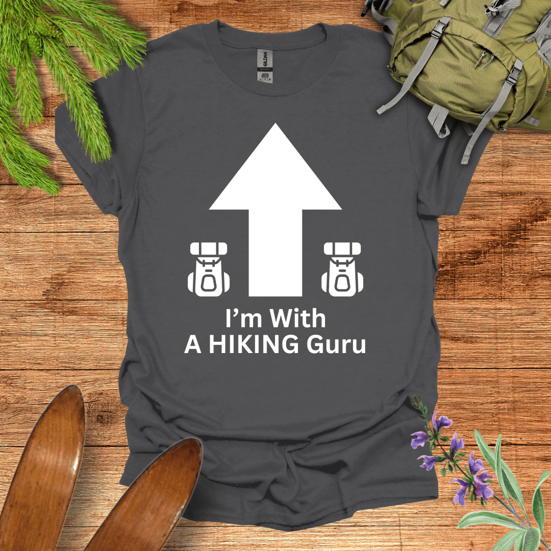 Hiking Guru T-Shirt Charcoal / S