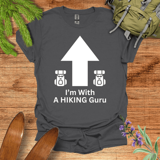 Hiking Guru T-Shirt Charcoal / S