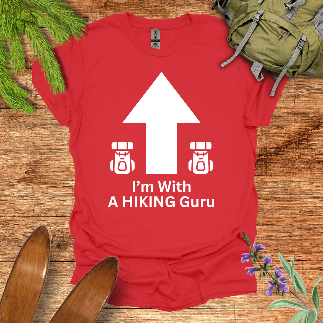 Hiking Guru T-Shirt Red / S