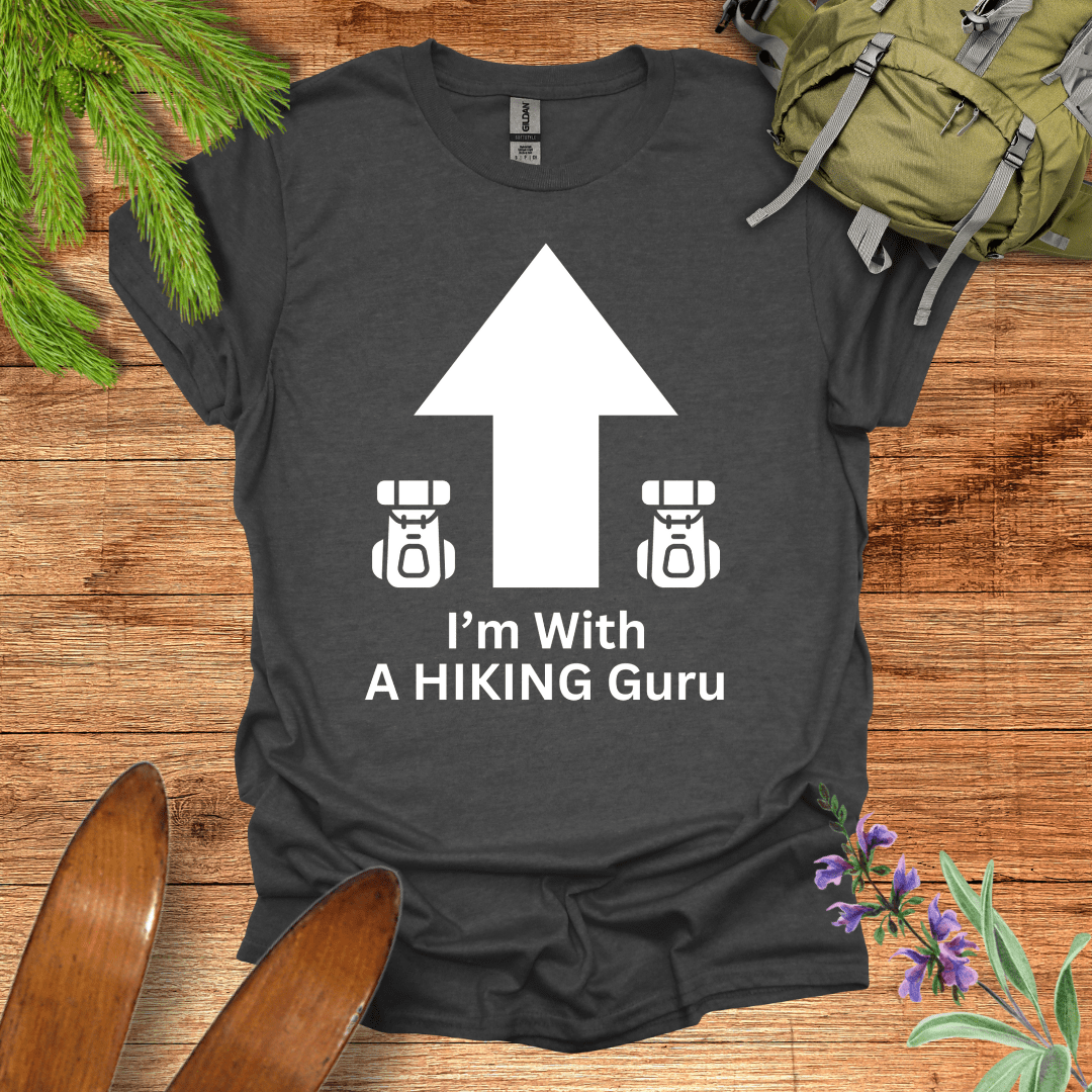 Hiking Guru T-Shirt Dark Heather / S