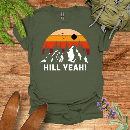 Hill Yeah T-Shirt Military Green / S