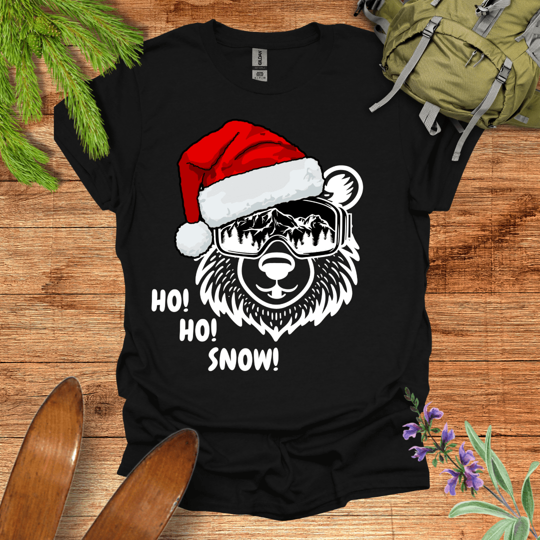 Ho Ho Snow T-Shirt Black / S