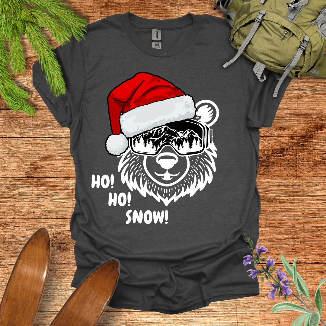 Ho Ho Snow T-Shirt Dark Heather / S